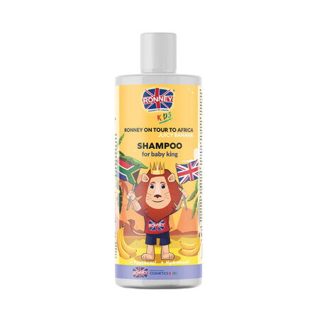 Ronney Kids, shampoing cheveux enfants, parfum banane, 300 ml