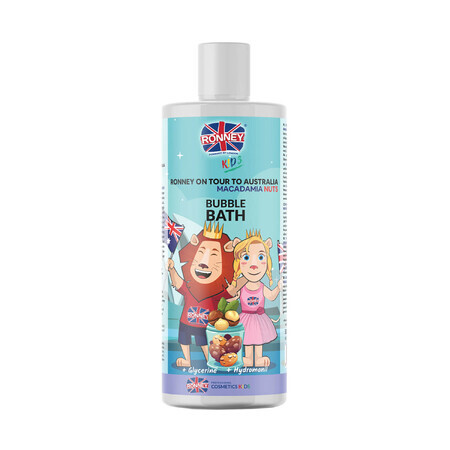 Bagnoschiuma Delicato per Bambini Ronney Kids  In Viaggio in Australia  con Noci di Macadamia, 300ml