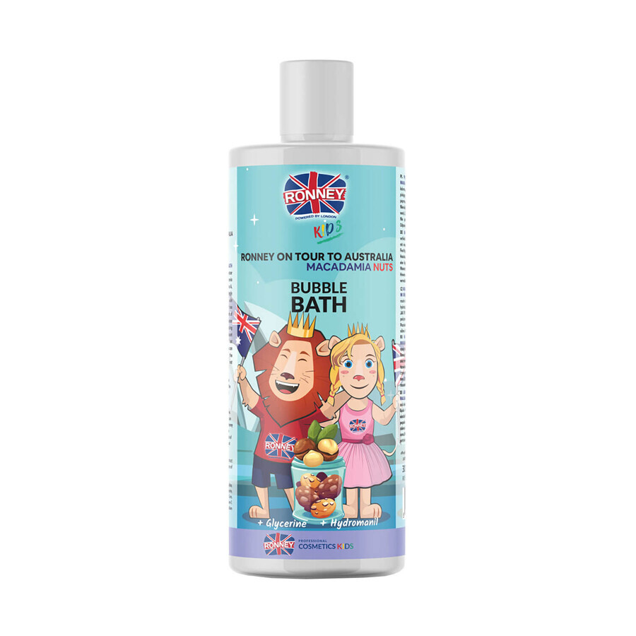 Ronney Kids, liquide de bain pour enfants, parfum noix de macadamia, 300 ml