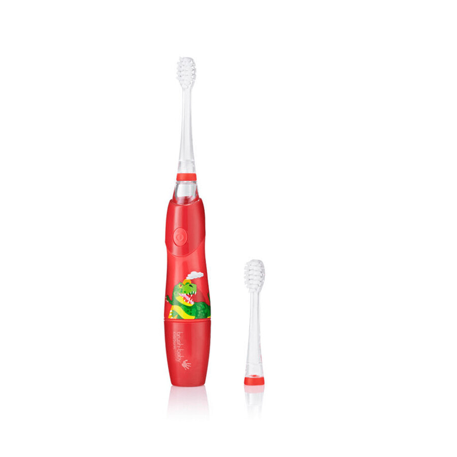 Brush-Baby KidzSonic Dinosaur, spazzolino sonico per bambini, sopra i 3 anni, 1 pezzo