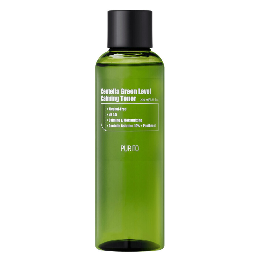 Purito Centella Green Level Calming Toner, tonique apaisant à l&#39;extrait de centella, 200 ml