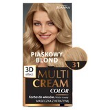 Joanna Multi Cream Color, teinture pour cheveux, 31 blond sable, 1 pièce