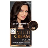 Joanna Multi Cream Color, teinture pour cheveux, 40 brun cannelle, 1 pièce