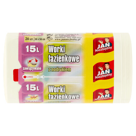 Jan Niezbędny, bath bags, scented, 15 l, 26 pieces