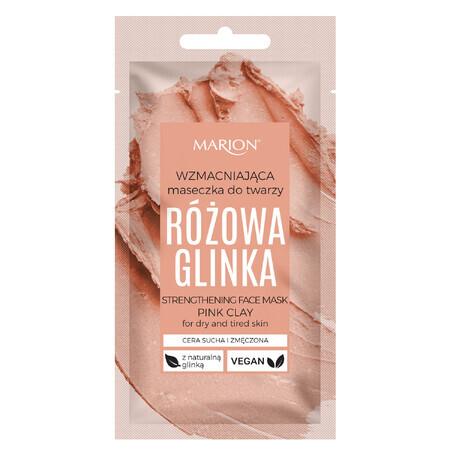 Marion Pink Clay, maschera viso rinforzante, 8 ml