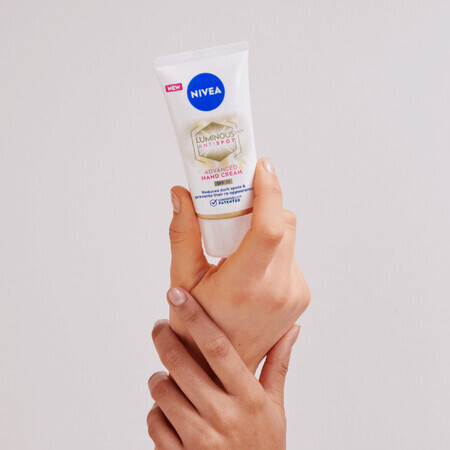 Nivea Luminous, crème pour les mains contre la décoloration, 50 ml