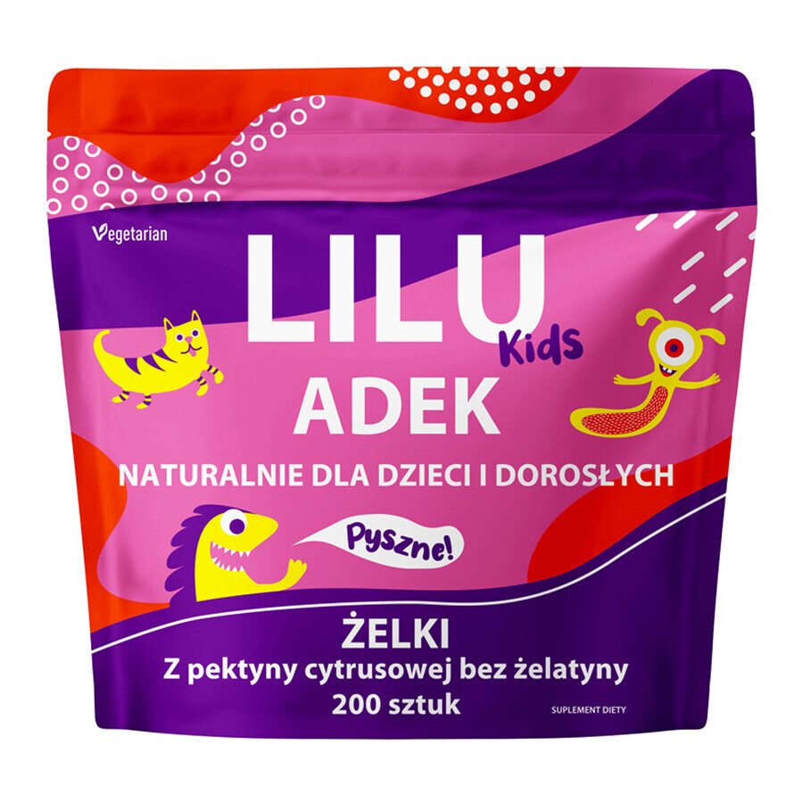 Lilu Kids ADEK Gommose, 200 pezzi