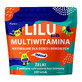 Lilu Kids Multivitamin, gel&#233;es naturelles pour enfants et adultes, saveur m&#251;re, 200 pi&#232;ces