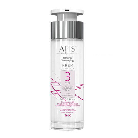 Apis Natural Slow Aging Step 3, crème visage, peau comblée et raffermie, 50 ml