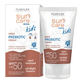 Flos-Lek Sun Care Derma Kids, Crème prébiotique, dès le premier jour de vie, SPF 50+, 50 ml