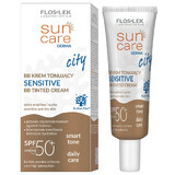 Flos-lek Sun Care Derma City, BB crème tonifiante, SPF 50+, 30 ml