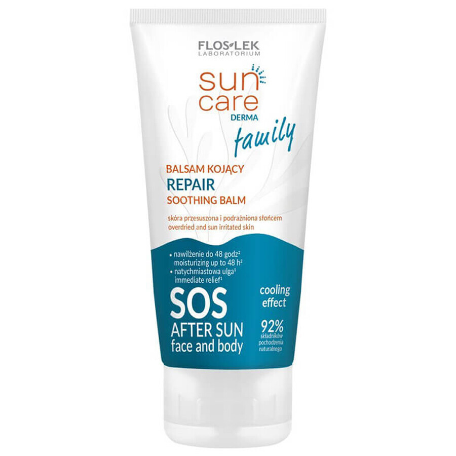 Flos-Lek Sun Care Derma Family, baume apaisant, 125 ml