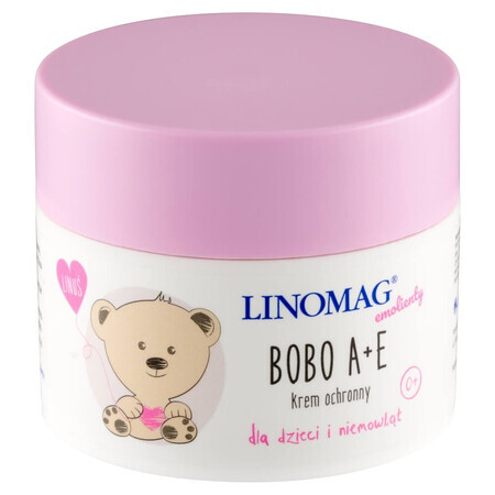 Linomag Coffret émollients, gel nettoyant, 200 ml + olive, 200 ml + crème protectrice, 50 ml + crème à l&#39;oxyde de zinc, 50 ml offerte