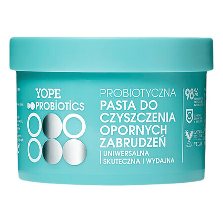 Yope Probiotics, pâte probiotique pour nettoyer les saletés tenaces, 160 g