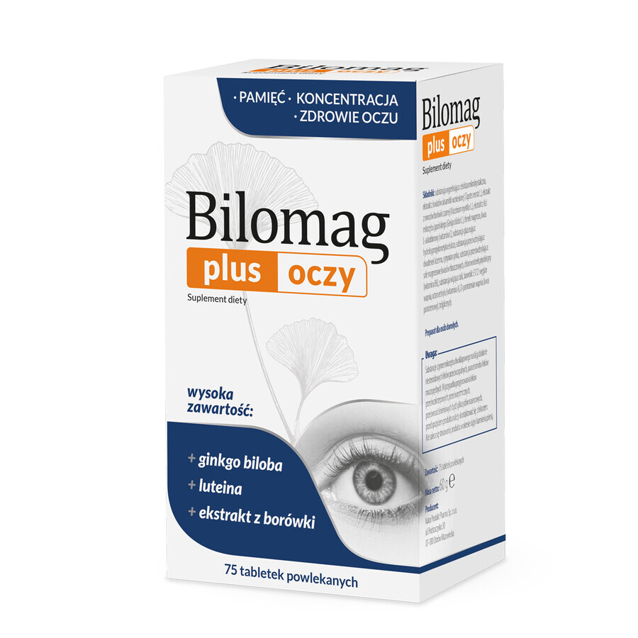 Bilomag Plus Yeux, 75 comprimés