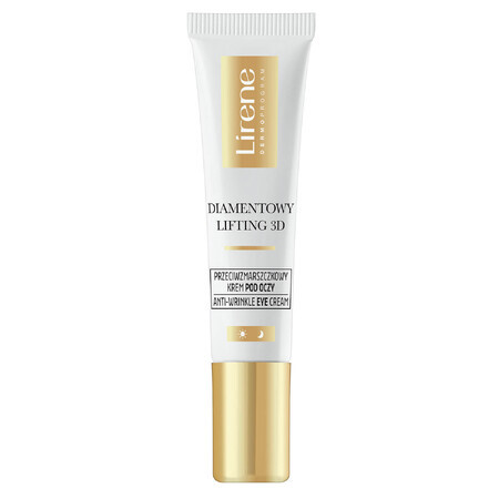 Lirene Diamond Lifting 3D 50-70+, crème yeux anti-rides, 15 ml