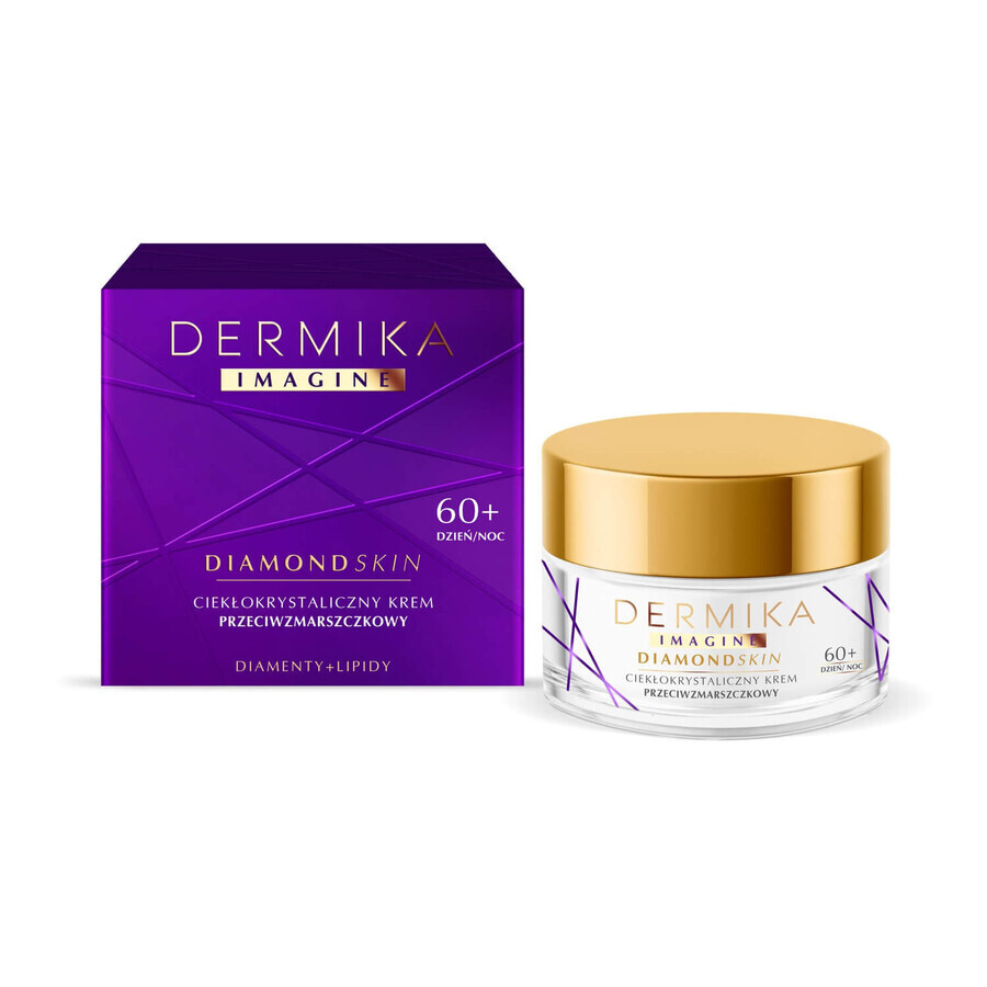 Dermika Imagine Diamond Skin 70+, Cremă cristalină caldă antirid, 50 ml