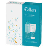 Coffret Oillan, gel nettoyant à l&#39;huile, 400 ml + dermo-crème hydratante, 200 ml