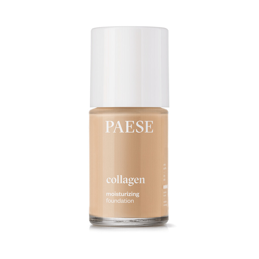 Paese Collagen Moisturizing Foundation, fond de ten hidratant cu colagen, fond de ten hidratant cu colagen, 303W Honey, 30 ml