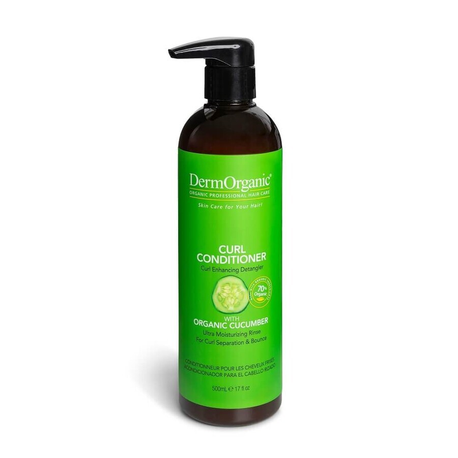 Après-shampoing sans sulfate pour cheveux crépus, 500 ml, DermOrganic