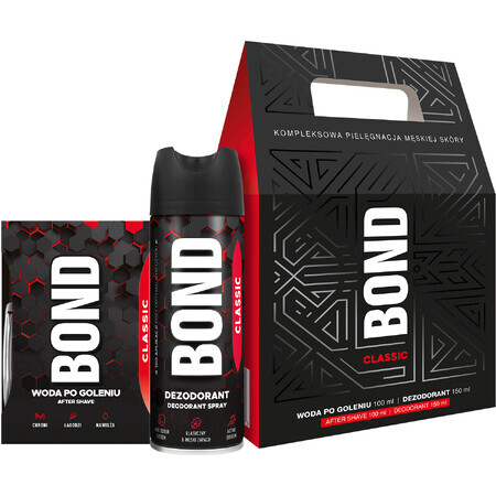 Set Bond Classic, aftershave, 100 ml + deodorant, 150 ml