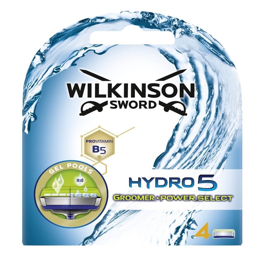 Wilkinson Sword Hydro5 Groomer 4in1, inserts remplaçables, 4 pièces