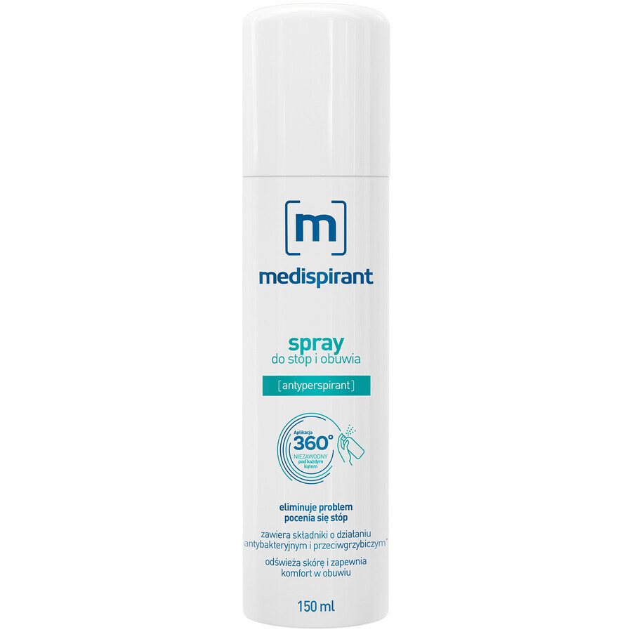 Medispirant spray for feet and shoes, 150 ml