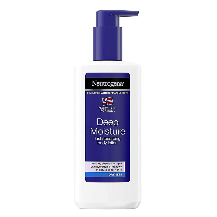 Neutrogena Norwegian Formula, Deep Moisture, émulsion corporelle profondément hydratante, 400 ml