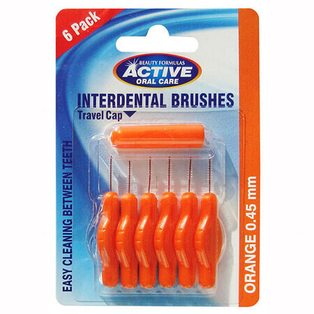 Beauty Formulas Active Oral Care, interdental cleaners, 0.45 mm, 6 pieces