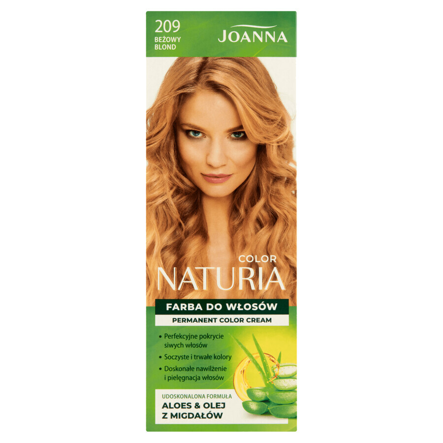 Colorazione per Capelli Joanna 209, Tonalità: Biondo Beige