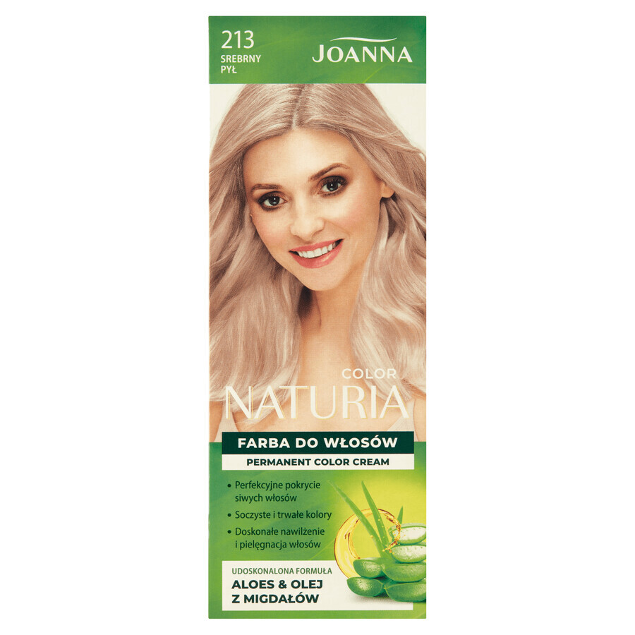 Joanna Naturia Color, teinture capillaire, poussière d&#39;argent 213