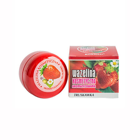 Kosmed, vaseline cosmétique pour lèvres, fraise, 15 ml