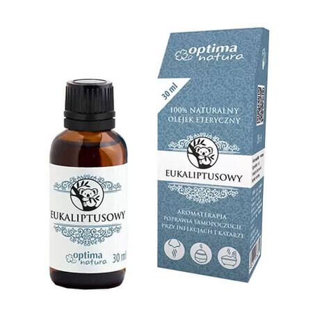 Optima Natura, huile essentielle naturelle d&#39;eucalyptus, 10 ml