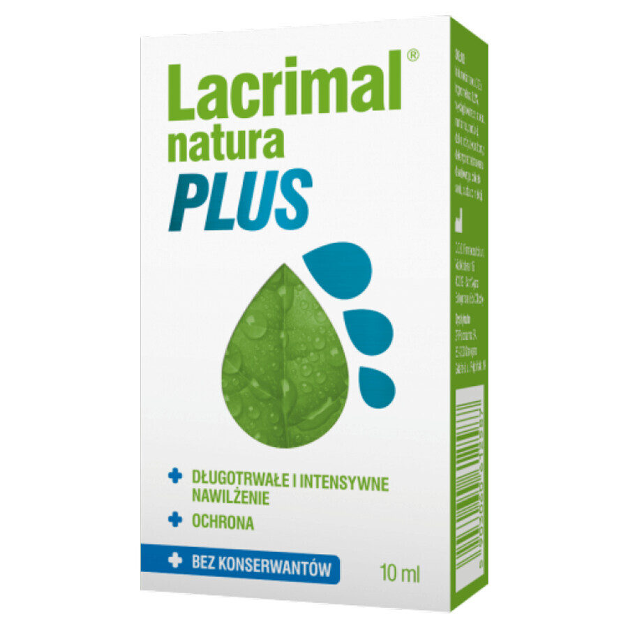 Lacrimal Natura Plus, oogdruppels, 10 ml