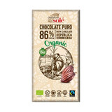 Cioccolato fondente biologico 86% cacao, 100g, Pronat