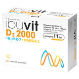 Ibuvit D3 2000 + K2 MK-7 Omega 3, 30 soft capsules