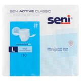 Seni Active Classic, absorbent panties, Large, 110-135 cm, 10 pieces