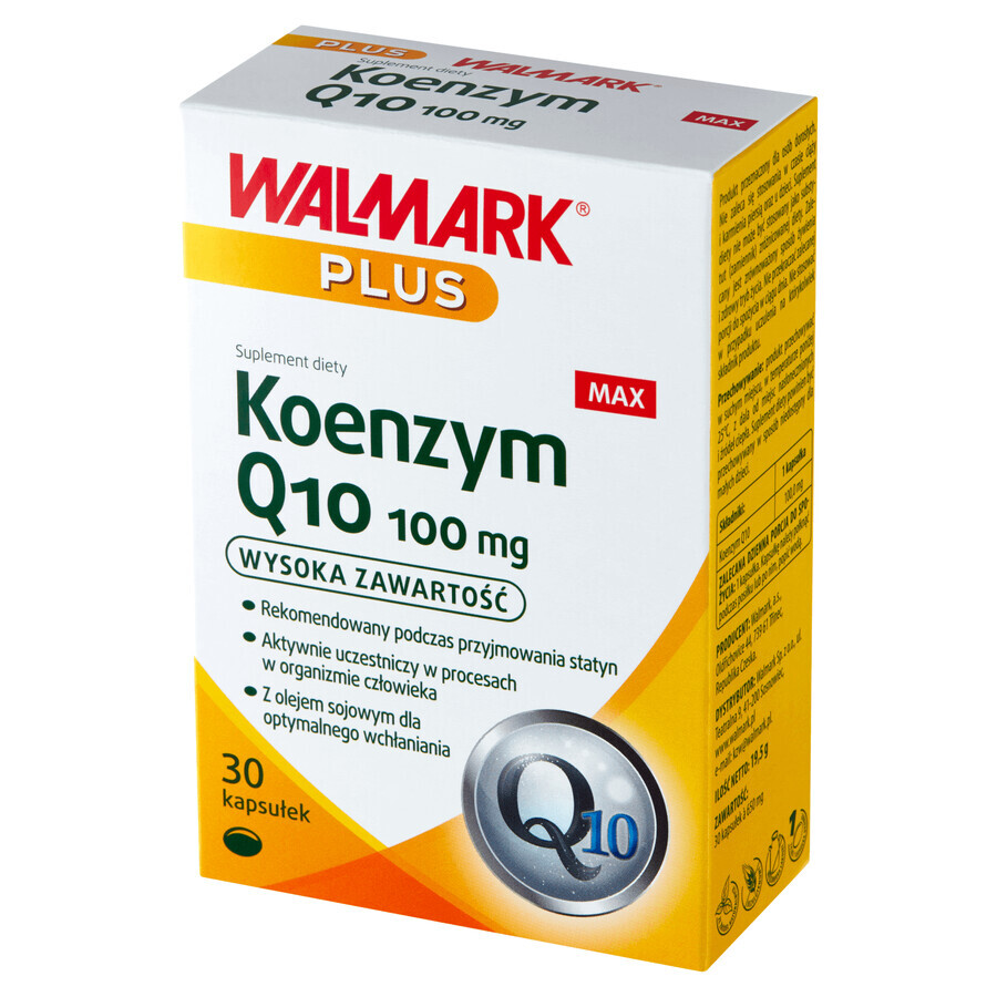 Coenzym Q10 100mg MAX, 30 Kapseln - Longlife!