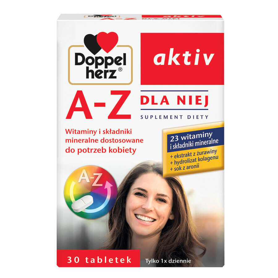 Doppelherz aktiv AZ pour elle, 30 comprimés