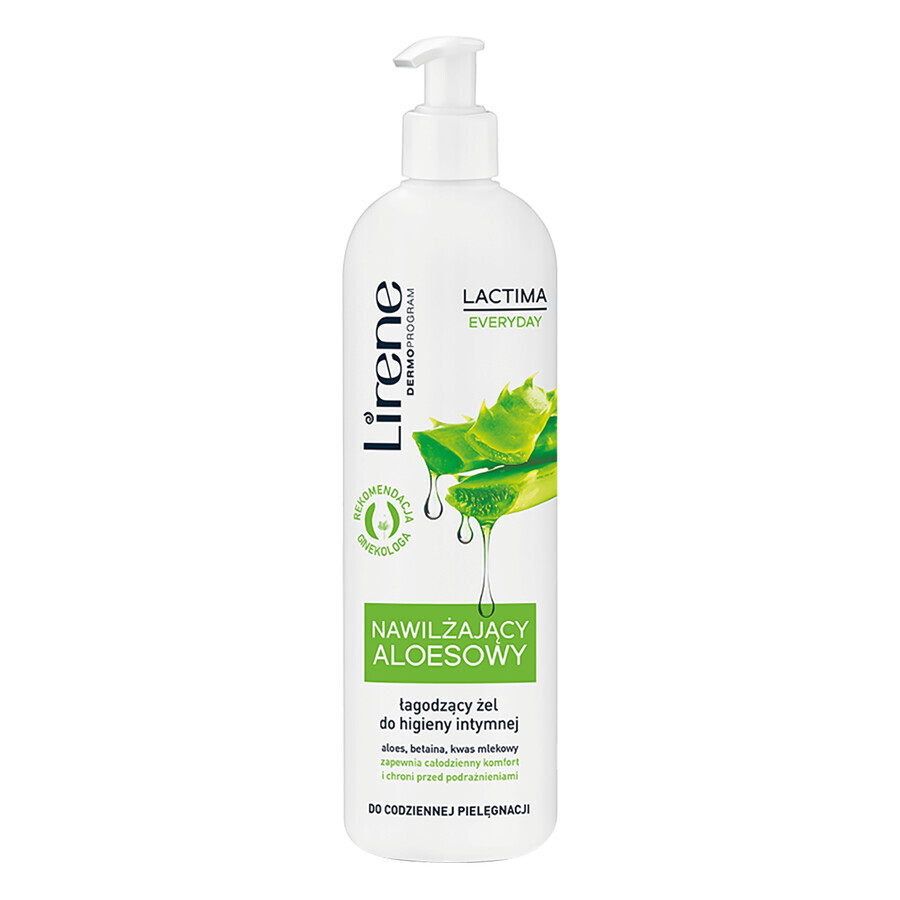 Lirene Lactima Everyday, gel d&#39;hygiène intime apaisant, aloès, 350 ml