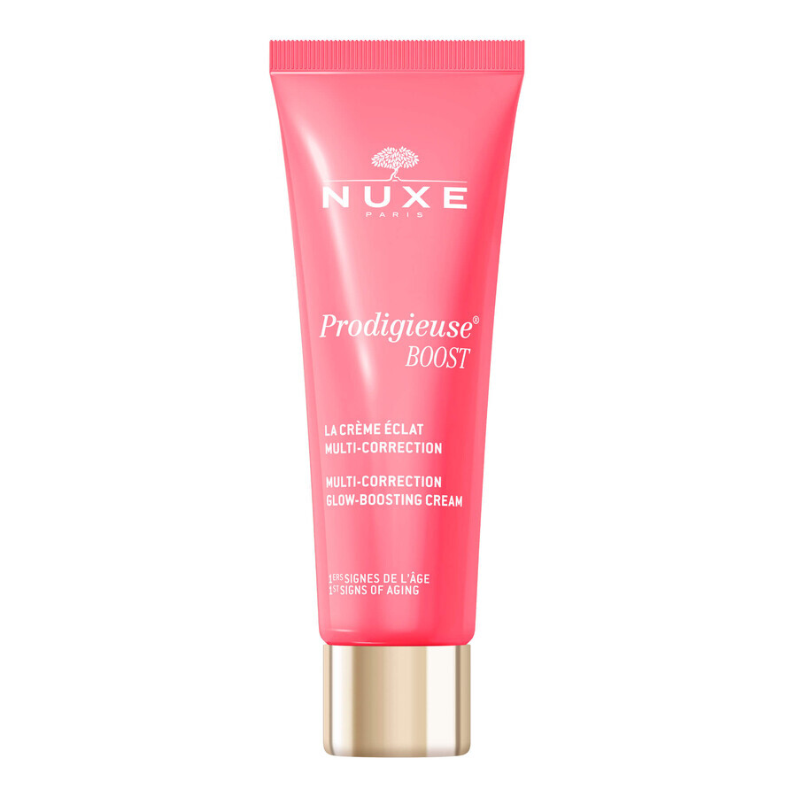 Nuxe Prodigieuse Boost, crème visage illuminatrice, peau sèche, 40 ml