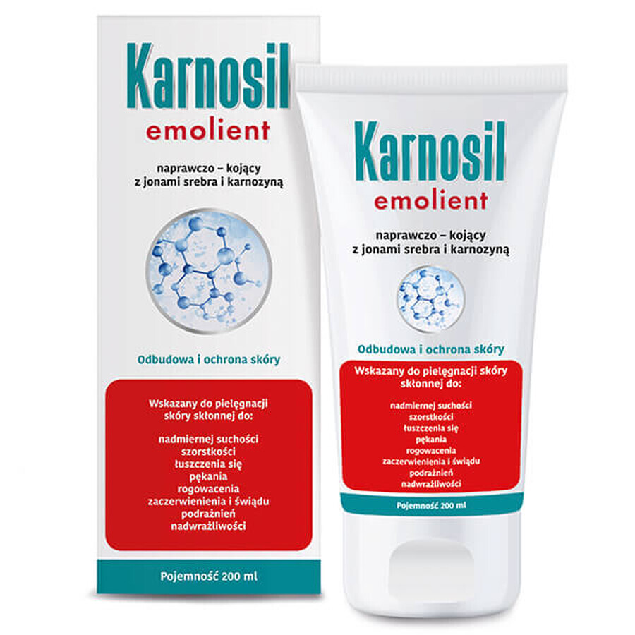 Karnosil Émolient réparateur et apaisant aux ions d&#39;argent et carnosine, 200 ml