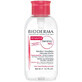 Bioderma Sensibio H2O, eau micellaire, peau sensible, avec distributeur, 500 ml