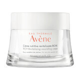 Avène LesEssentiels, crème nourrissante revitalisante à consistance riche, peaux sensibles et très sèches, 50 ml