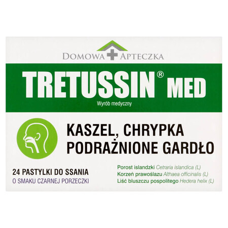 Tretussin Med 24 pastylki do ssania