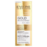 Eveline Cosmetics Gold Revita Expert 30+/ 40+, gel-crème raffermissant doré luxueux pour les yeux et les paupières, 15 ml