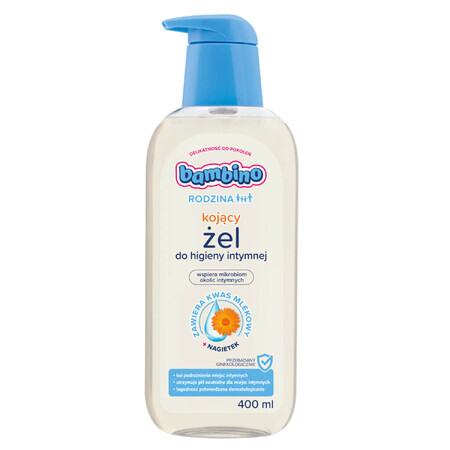 Bambino Family, gel apaisant pour l&#39;hygiène intime, dès 3 ans, 400 ml