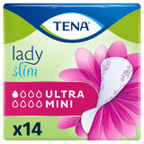 Tena Lady Slim, serviettes urologiques, Ultra Mini, 14 pièces