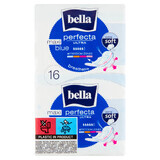 Bella Perfecta Ultra, Serviettes hygiéniques Extra Douces avec ailes, Maxi Bleu, 16 pièces