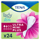 Tena Lady Slim, serviettes urologiques, Ultra Mini Plus, 24 pi&#232;ces EMBALLAGE ENDOMMAG&#201;